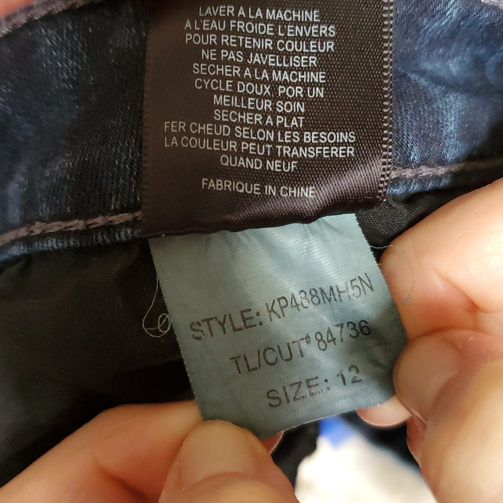 KUT Dark Blue Jeans Size 12 - Picture 4 of 11